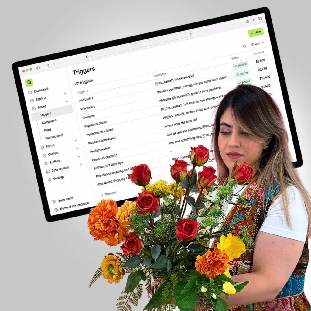 Reloadify e-mailmarketingkoppeling: gedragsgestuurde e-mails op basis van Magento 2 data bij Maxifleur
